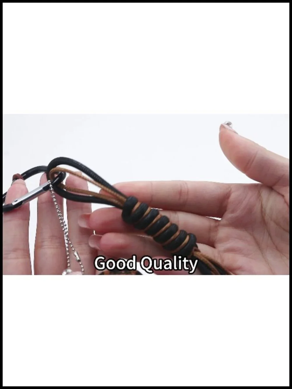 Leather Leopard Heart Purse Charm, Rope Keychain, Handbag Decoration